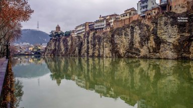 Тбилиси,Метехи на рассмвете